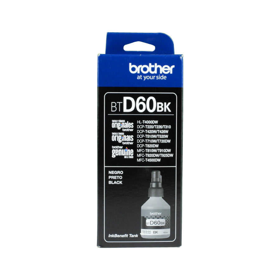 TINTA BROTHER NEGRO D60BK