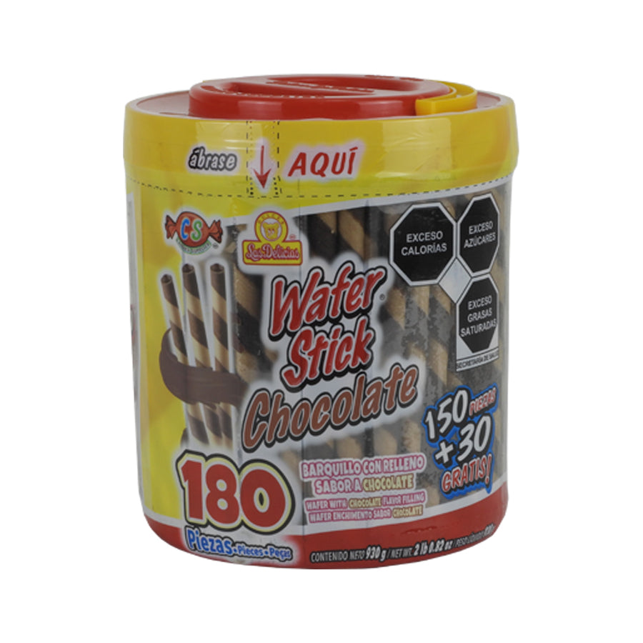 CHOCOLATE WAFER STICK LAS DELICIAS 150+30 PZAS
