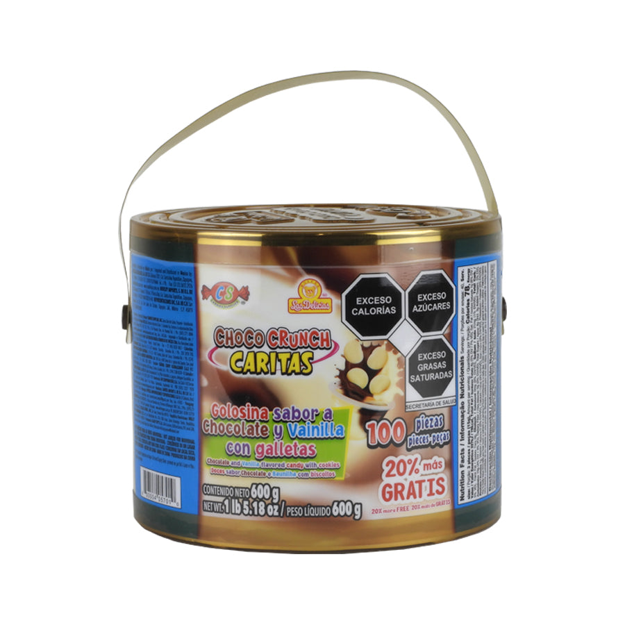 CHOCO CRUNCH CARITAS LAS DELICIAS 100 PZAS