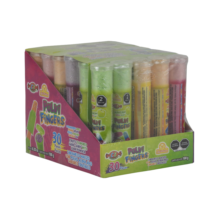 CARAMELO POLI FINGERS LAS DELICIAS 30 PZAS