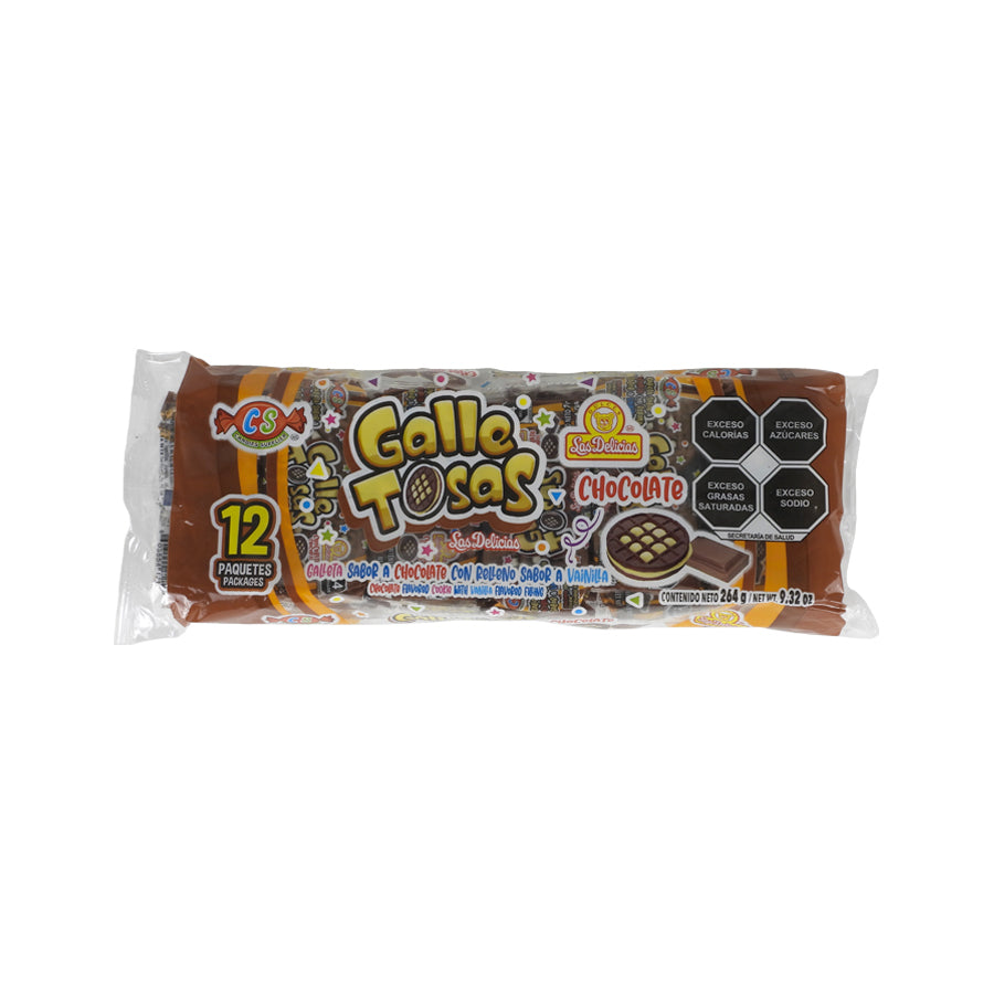 GALLETA CRUN CHU CHOCOLATE 12 PZAS