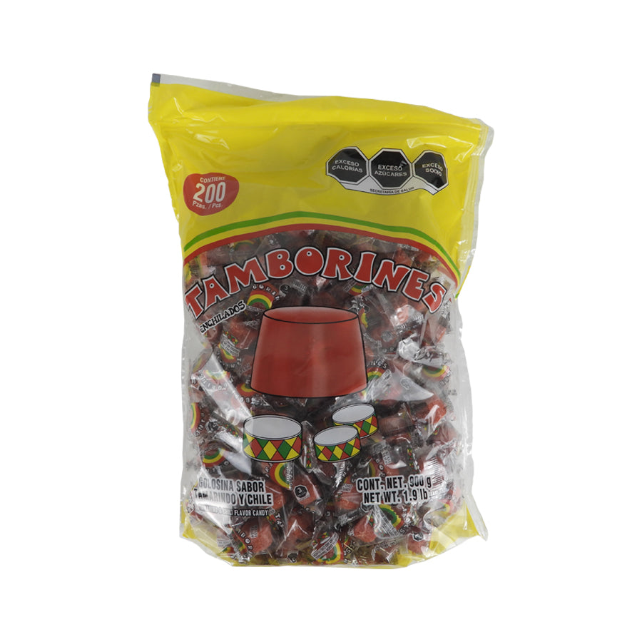 TAMBORINES SABOR TAMARINDO Y CHILE PAQ C200 PZAS