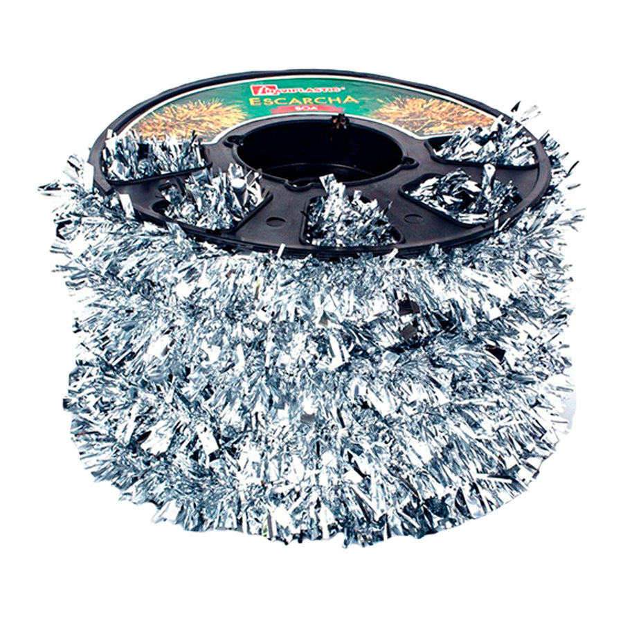 COLA DE GATO ESCARCHA NAVIPLASTIC BOA MIXTA PLATA No50 20M