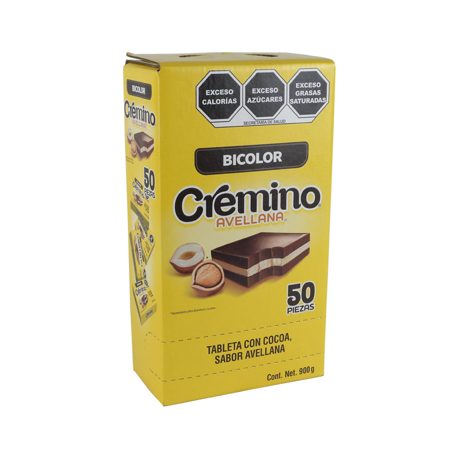 CHOCOLATE CREMINO BICOLOR PAQ C50 PZAS