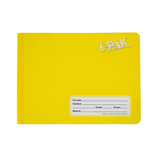 CUADERNO FORMA ITALIANO UPAK COSIDO 100 HOJAS