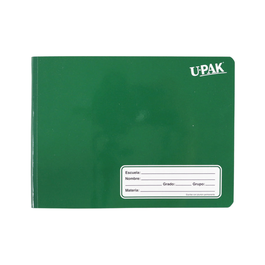 CUADERNO FORMA ITALIANO UPAK COSIDO 100 HOJAS