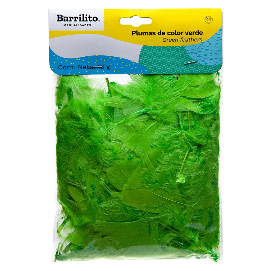 PLUMAS DE COLORES BARRILITO 18G