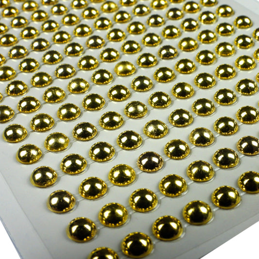 PIED/ACRILICAS REDONDAS 6MM METALICO DORADO MJA PIED-REDO06MJA