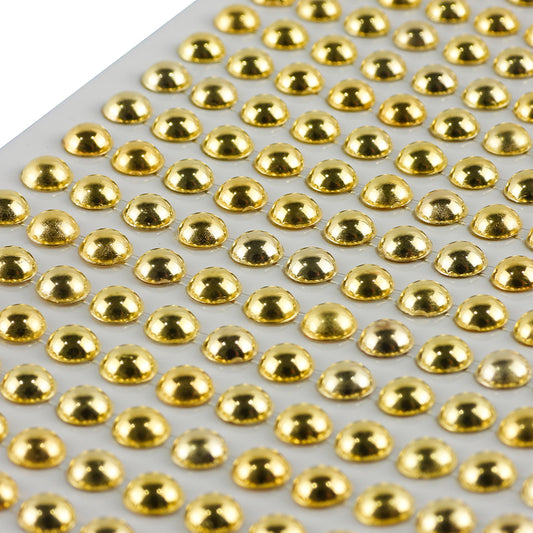 PIED/ACRILICAS REDONDAS 6MM METALICO DORADO MJA PIED-REDO06MJA