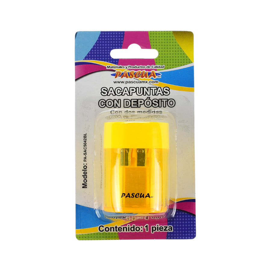 SACAPUNTAS CON DEPOSITO D/O PASCUA PA-SAC5042BL
