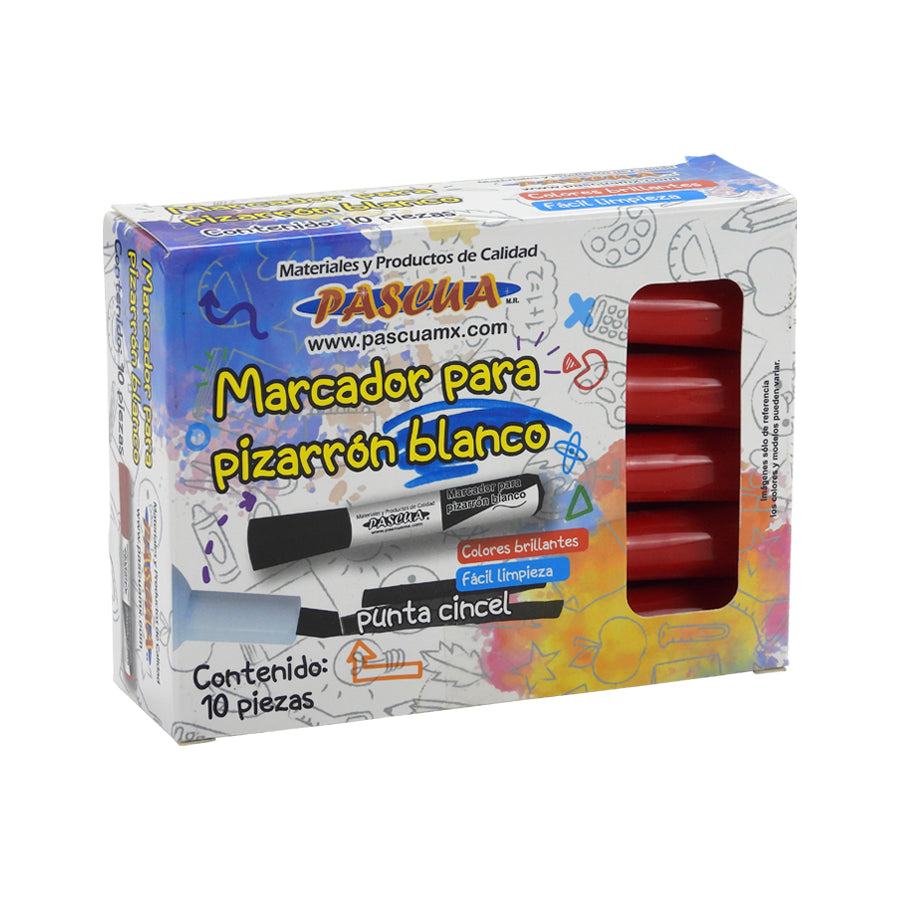 MARCADOR DE PIZARRON PASCUA ROJO PA-MAPIZ66HA