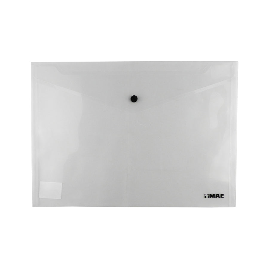 SOBRE DE PLASTICO MAE OFICIO CON BROCHE HORIZONTAL