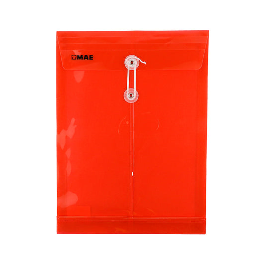 SOBRE DE PLASTICO MAE CARTA CON HILO VERTICAL