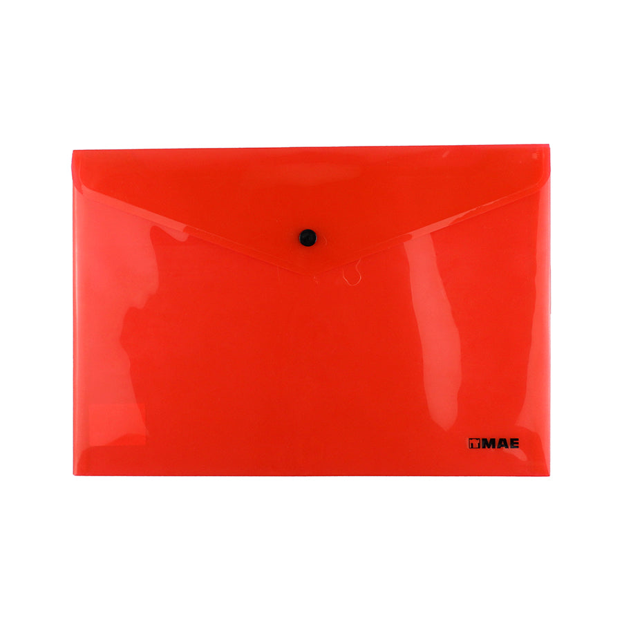 SOBRE DE PLASTICO MAE CARTA CON BROCHE HORIZONTAL