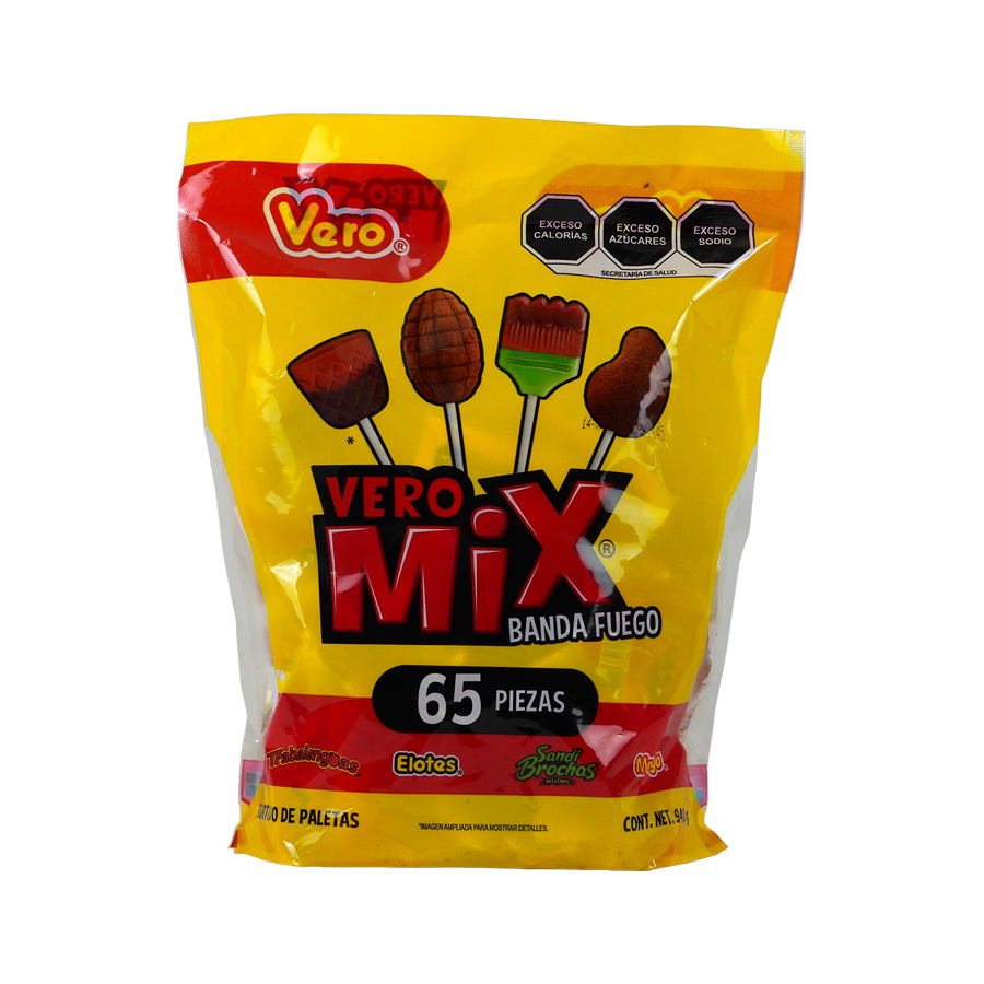 PAQUETE SURTIDO VERO MIX BANDA FUEGO C65 PZAS