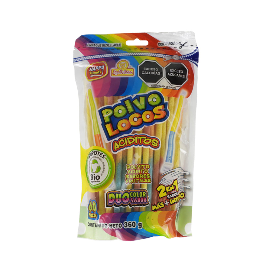 POLVO LOCOS LAS DELICAS DUO COLOR C60 PZAS
