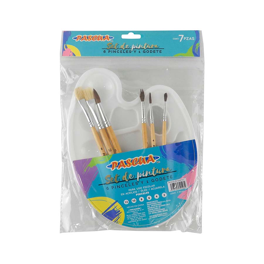 SET DE PINTURA PASCUA C7 PZAS PA-GODP761