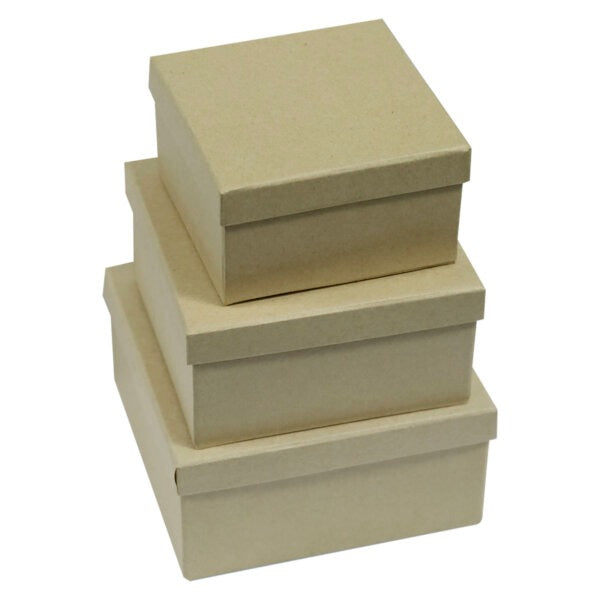 CAJA P/REGALO PASCUA CUADRADA KRAFT C3 PZAS