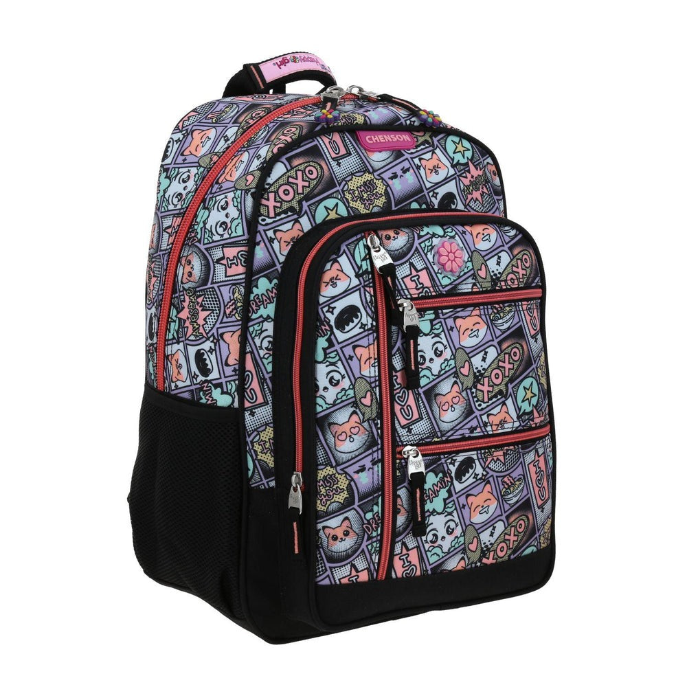 MOCHILA GRANDE CHENSON MORADO HAPPY GIRL MIXCO HG66532-U
