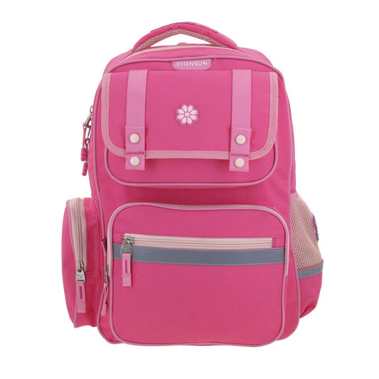 MOCHILA GRANDE CHENSON ROSA HAPPY GIRL STRONG HG70204-P