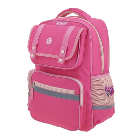 MOCHILA GRANDE CHENSON ROSA HAPPY GIRL STRONG HG70204-P
