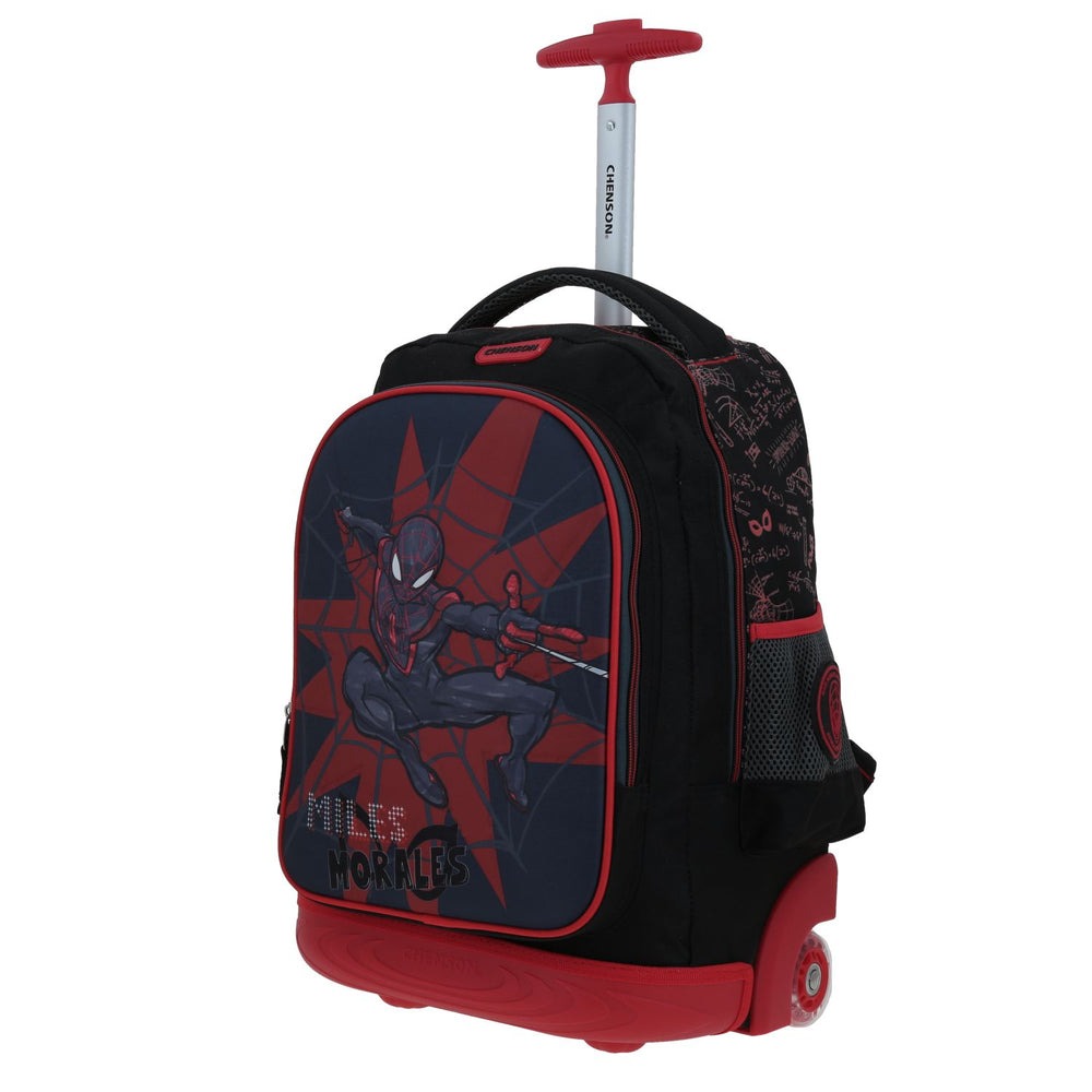 MOCHILA CON RUEDAS GRANDE CHENSON NEGRO MILES MORALES DOTTE MM70288-3