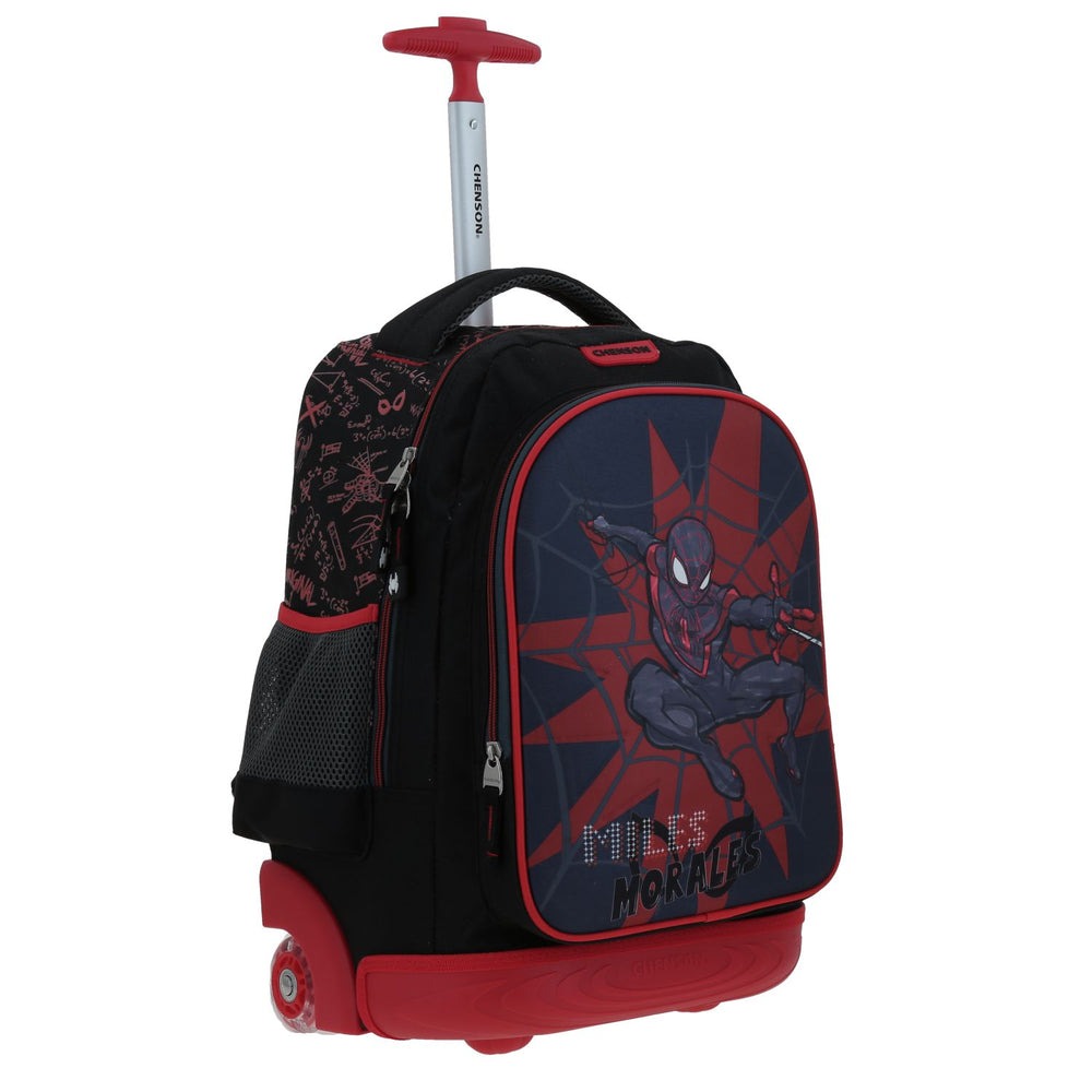 MOCHILA CON RUEDAS GRANDE CHENSON NEGRO MILES MORALES DOTTE MM70288-3