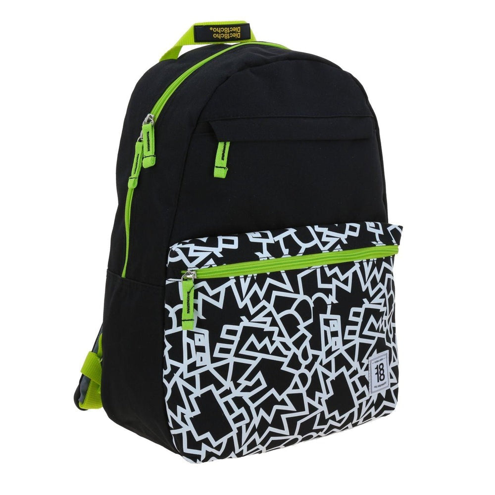 MOCHILA GRANDE CHENSON NEGRO 1818 CRAZY 1870300-3