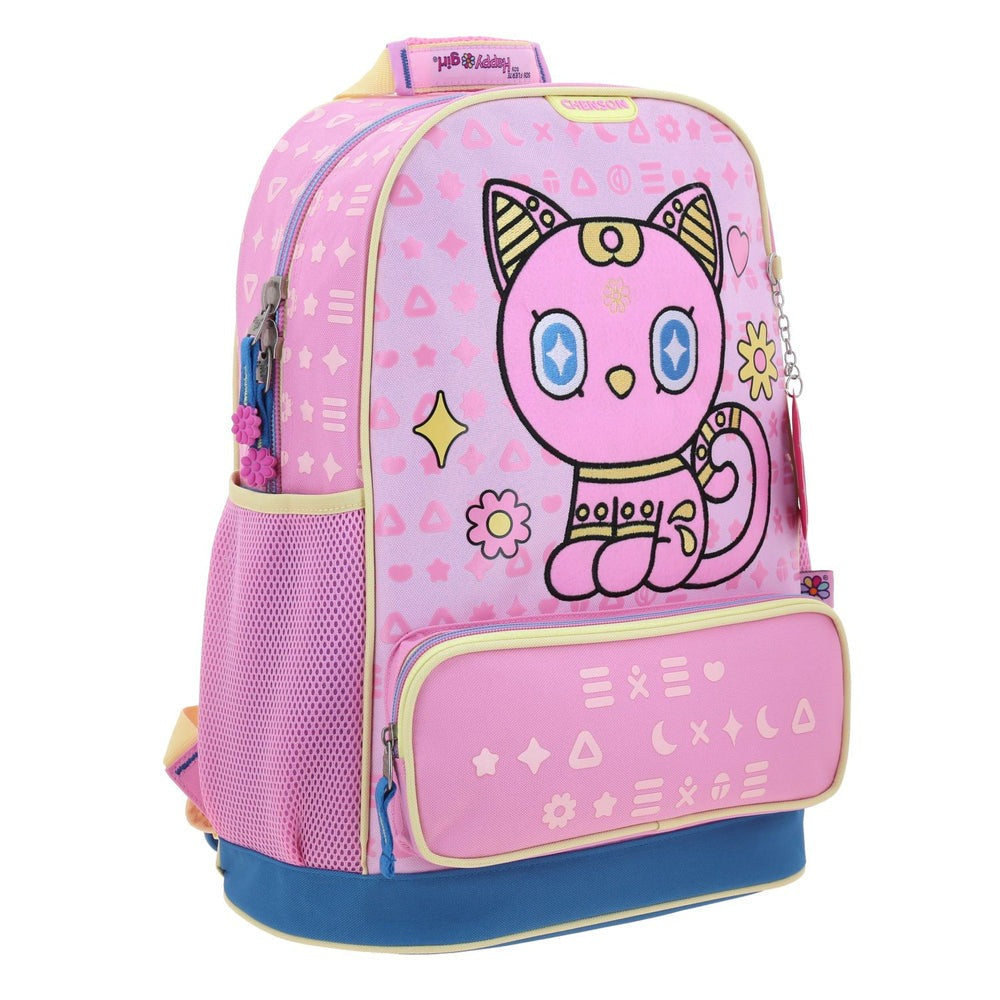 MOCHILA GRANDE CHENSON ROSA HAPPY GIRL GIPSY HG70354-P