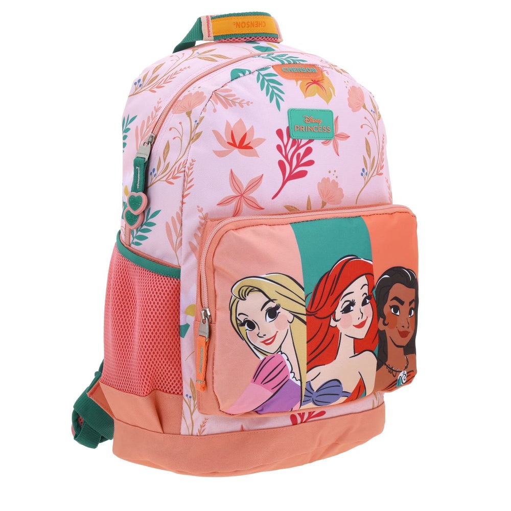 MOCHILA GRANDE CHENSON NARANJA PRINCESAS TRIUNV PR70684-O