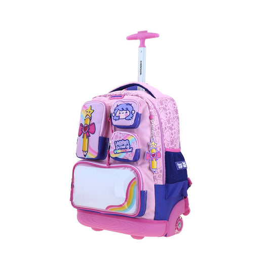 MOCHILA CON RUEDAS GRANDE CHENSON AZUL VANIA BACHUR LAPI VB71059-9
