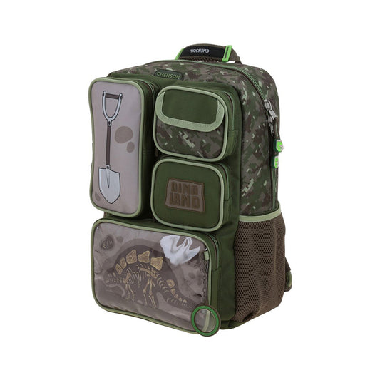 MOCHILA GRANDE CHENSON VERDE MILITAR ORIGINAL XPLO CO71164-A