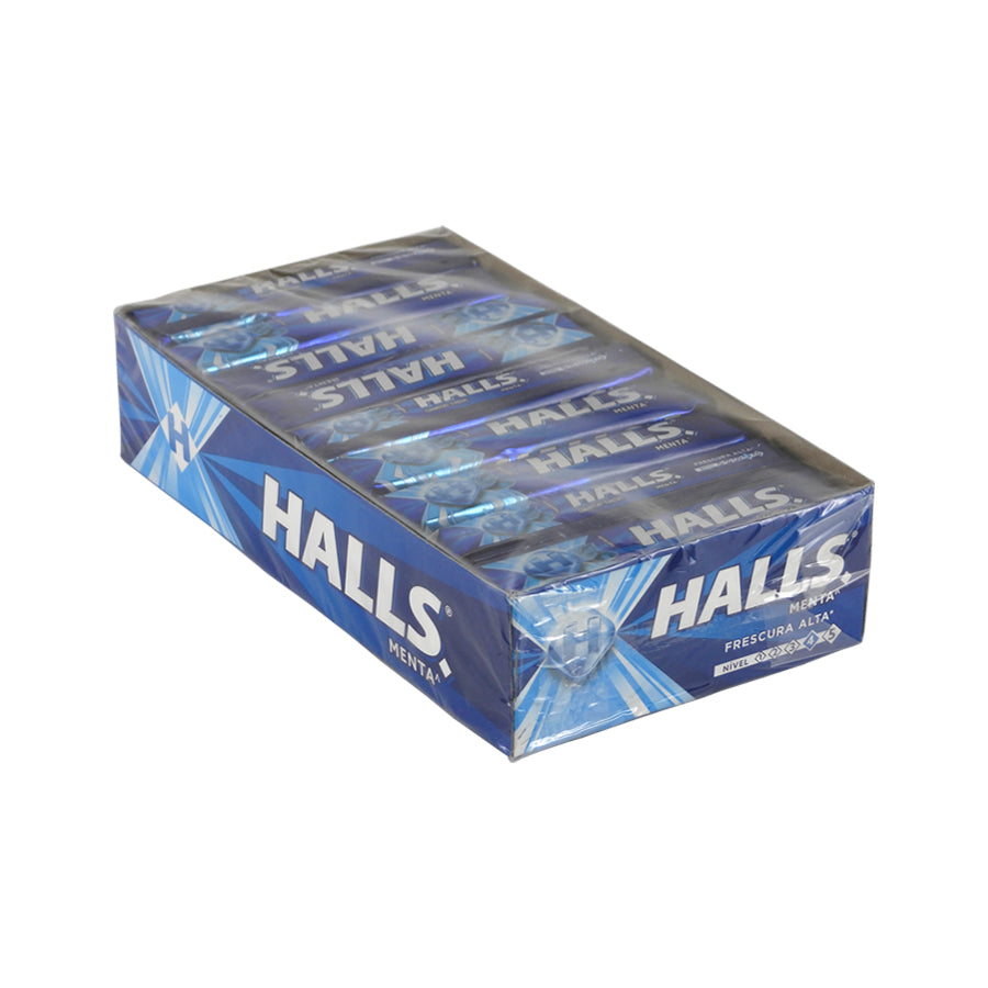 HALLS SABOR MENTA PAQ C18 PZAS