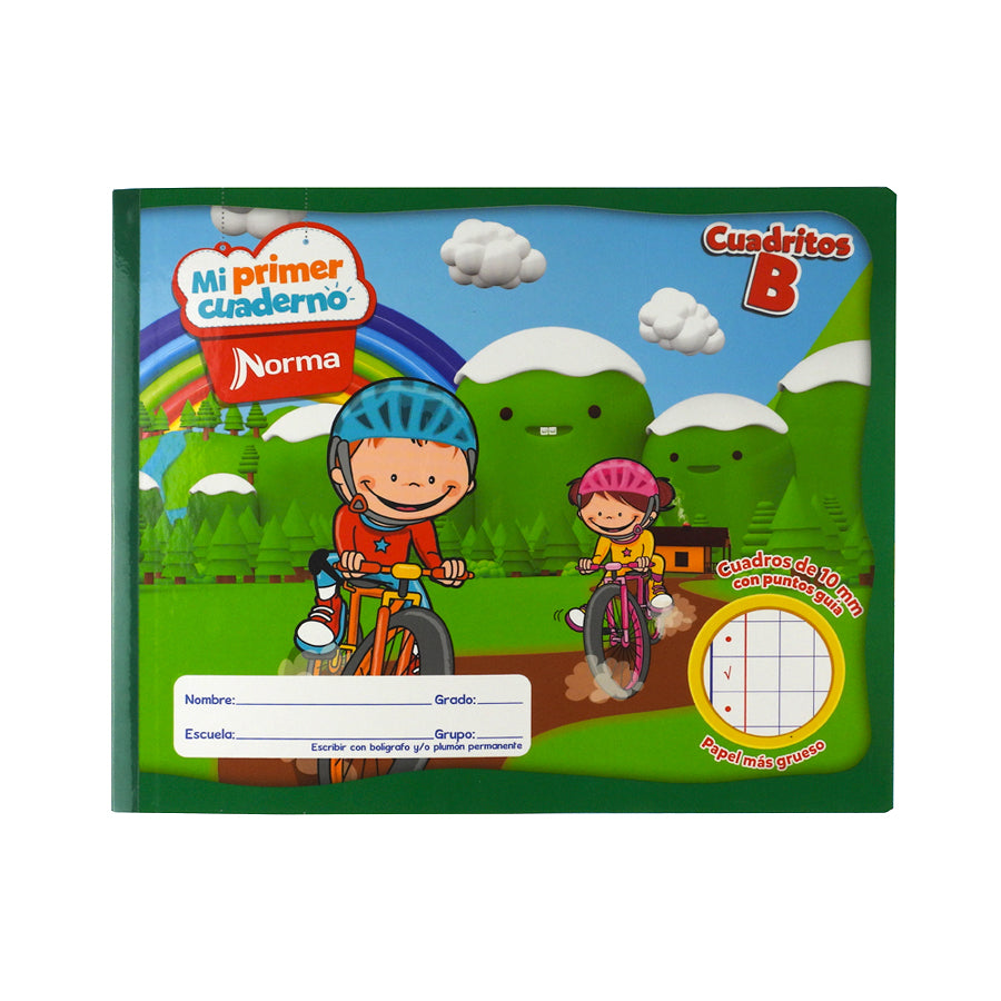 CUADERNO FORMA ITALIANO NORMA MI PRIMER CUADERNO COSIDO 72 HOJAS