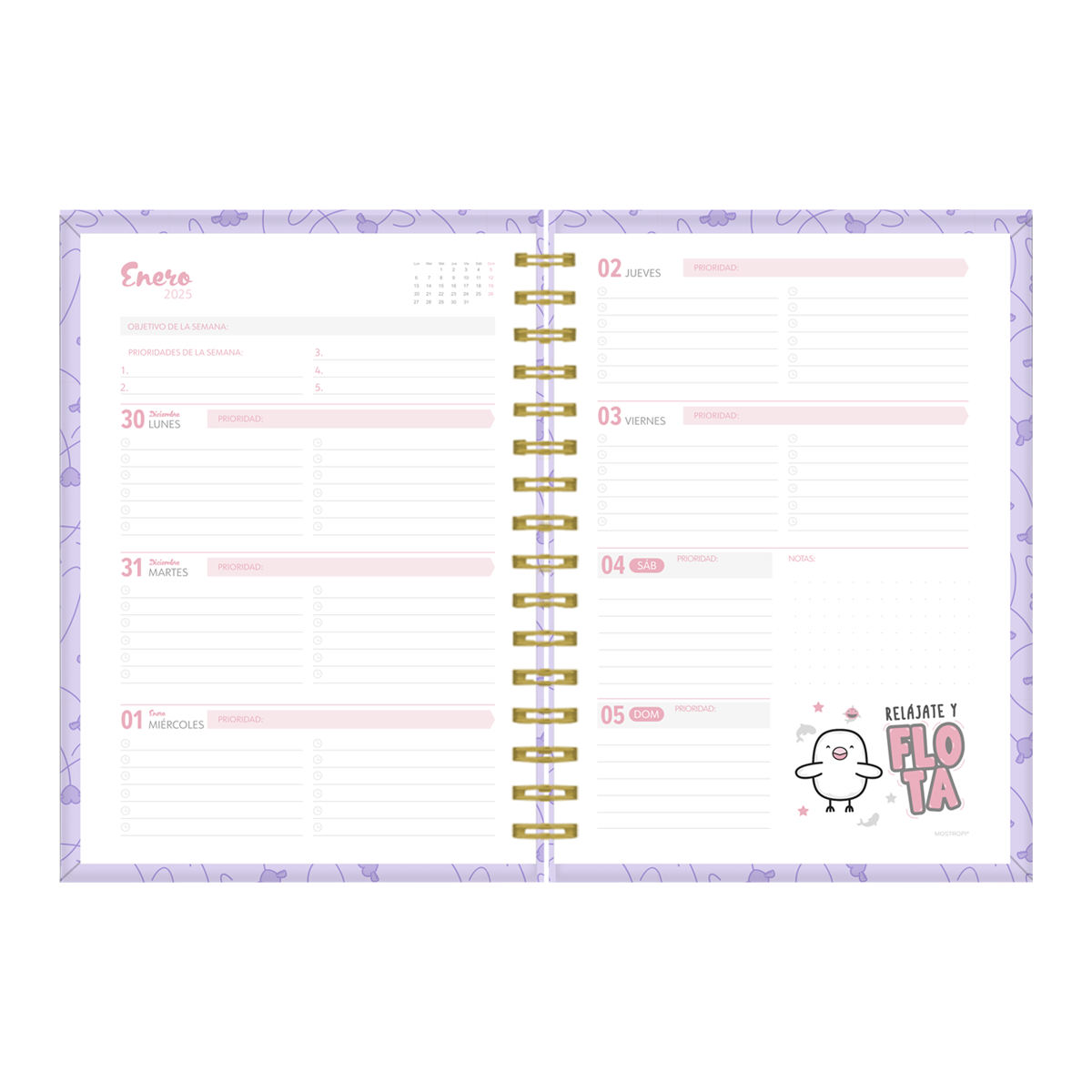 AGENDA SEMANAL DANPEX MOSTROPI 2026