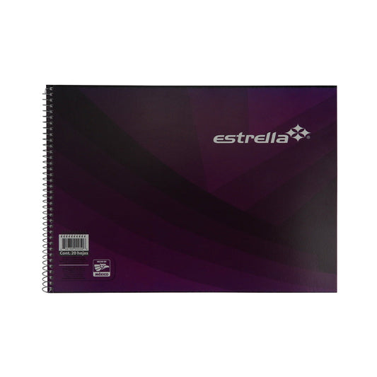 ALBUM DE DIBUJO ESTRELLA 20 HOJAS