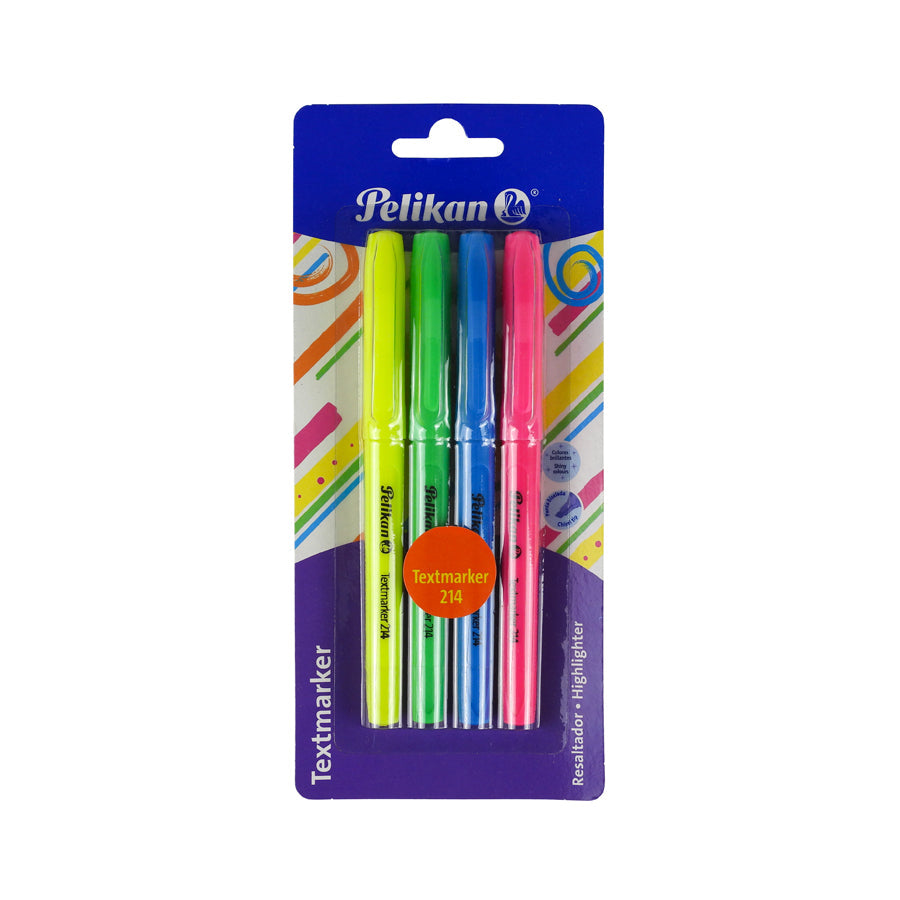 MARCATEXTO PF PELIKAN 214 SURTIDO C4 PIEZAS