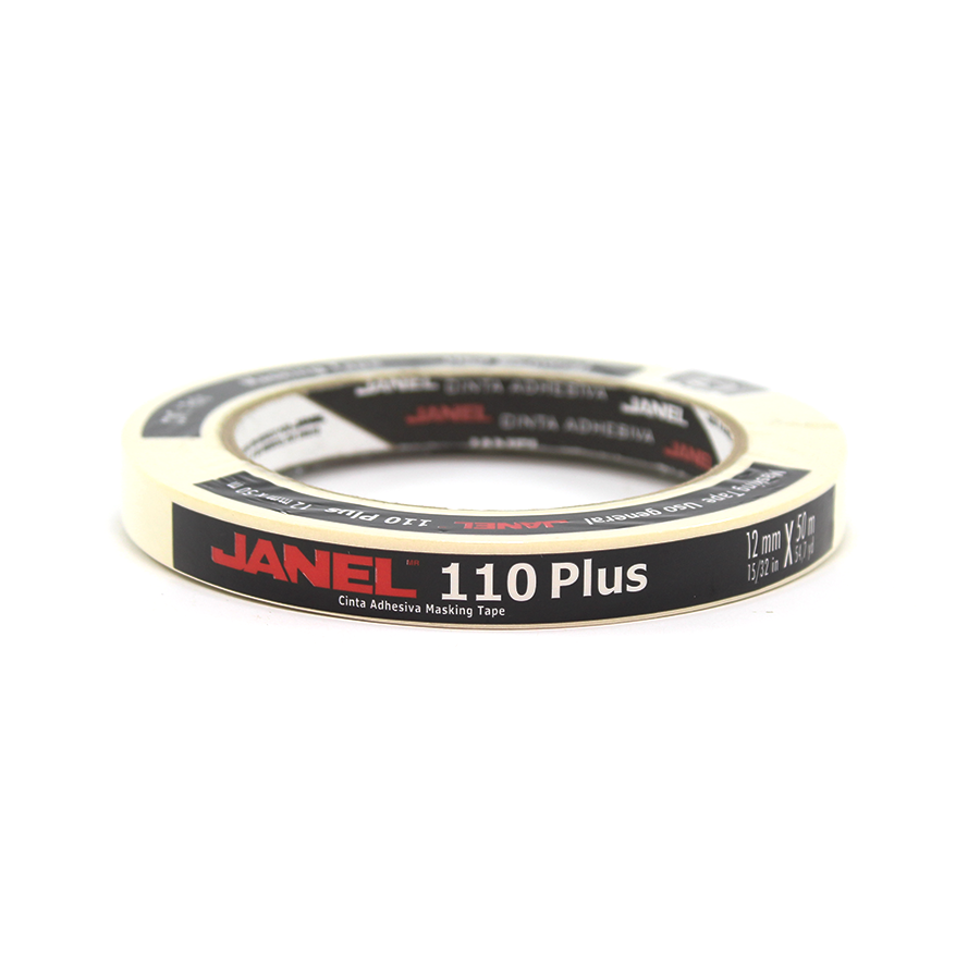 CINTA MASKING TAPE JANEL 110 12MM X 50M
