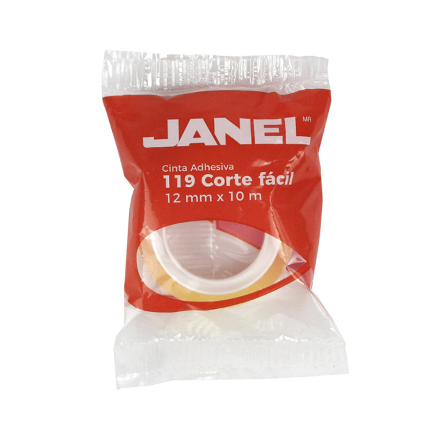 CINTA ADHESIVA JANEL 119 12MM X 10M