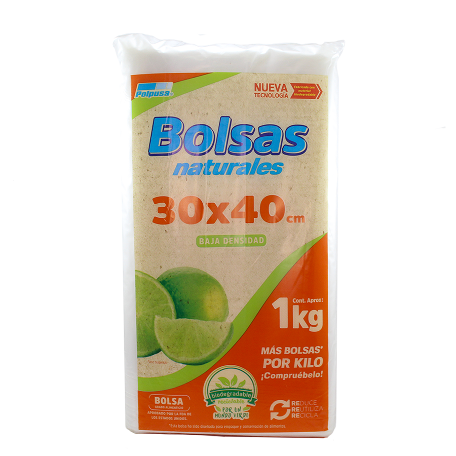 BOLSA NATURAL POLPUSA 30CM X 40CM