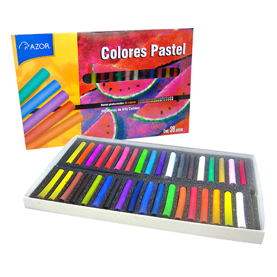 GISES AZOR STAFFOR PASTEL 36 PIEZAS