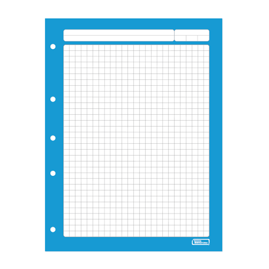 REPUESTO PARA CARPETA PRINTAFORM PREMIUM COLORES CARTA CUADRO GRANDE 100 HOJAS