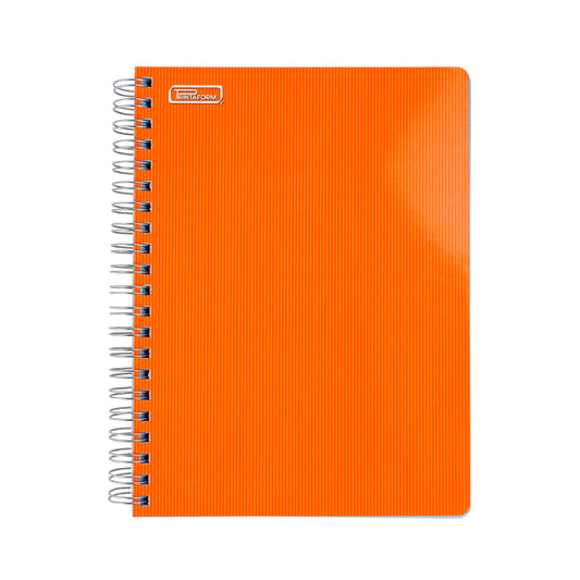 CUADERNO PROFESIONAL PRINTAFORM SEMI RIGIDA UNIVERSITARIA MULTICOLOR DOBLE ARILLO CUADRO GRANDE 200 HOJAS