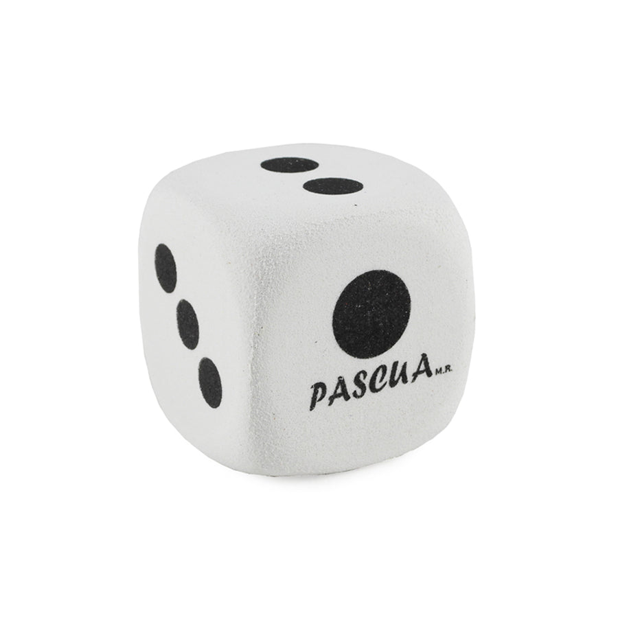 DADO DE FOMY PASCUA BLANCO/NEGRO C6 PZAS