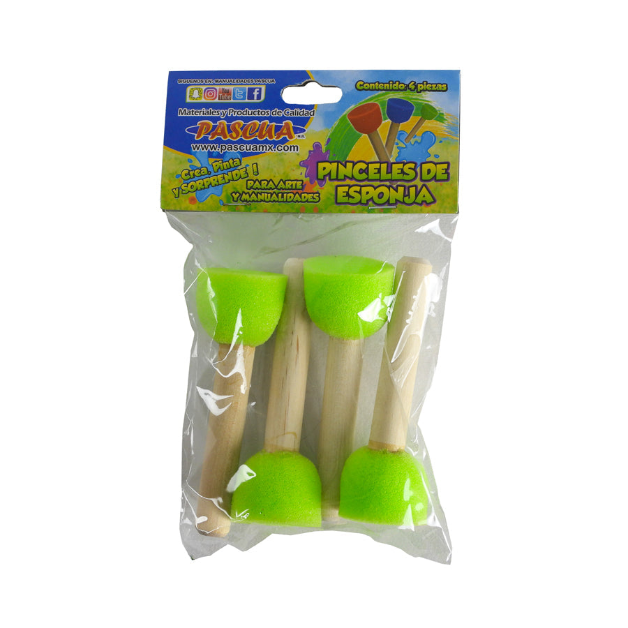 PINCEL DE ESPONJA PASCUA REDONDO CHICA C4 PZA ESP-PR01