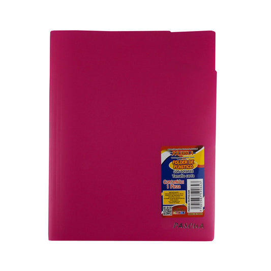 CARPETA DE PLASTICO PASCUA C/DIVISIONES