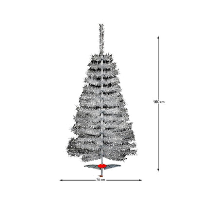 ARBOL DE NAVIDAD NAVIPLASTIC ESPECIAL PLATA No5 160CM