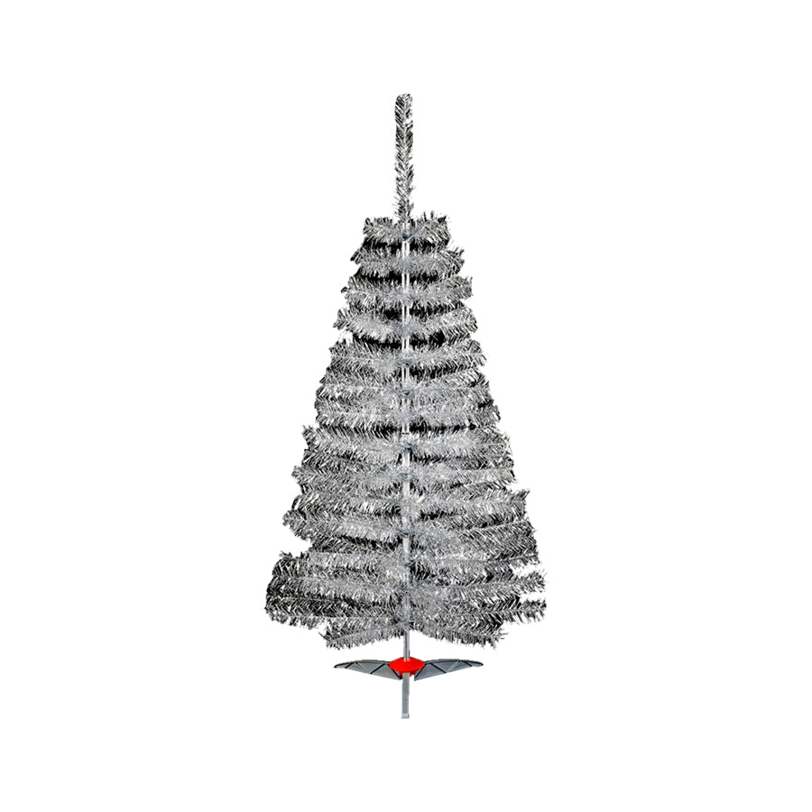 ARBOL DE NAVIDAD PINOPLASTIC ESPECIAL BLANCO PLATA No5 160CM