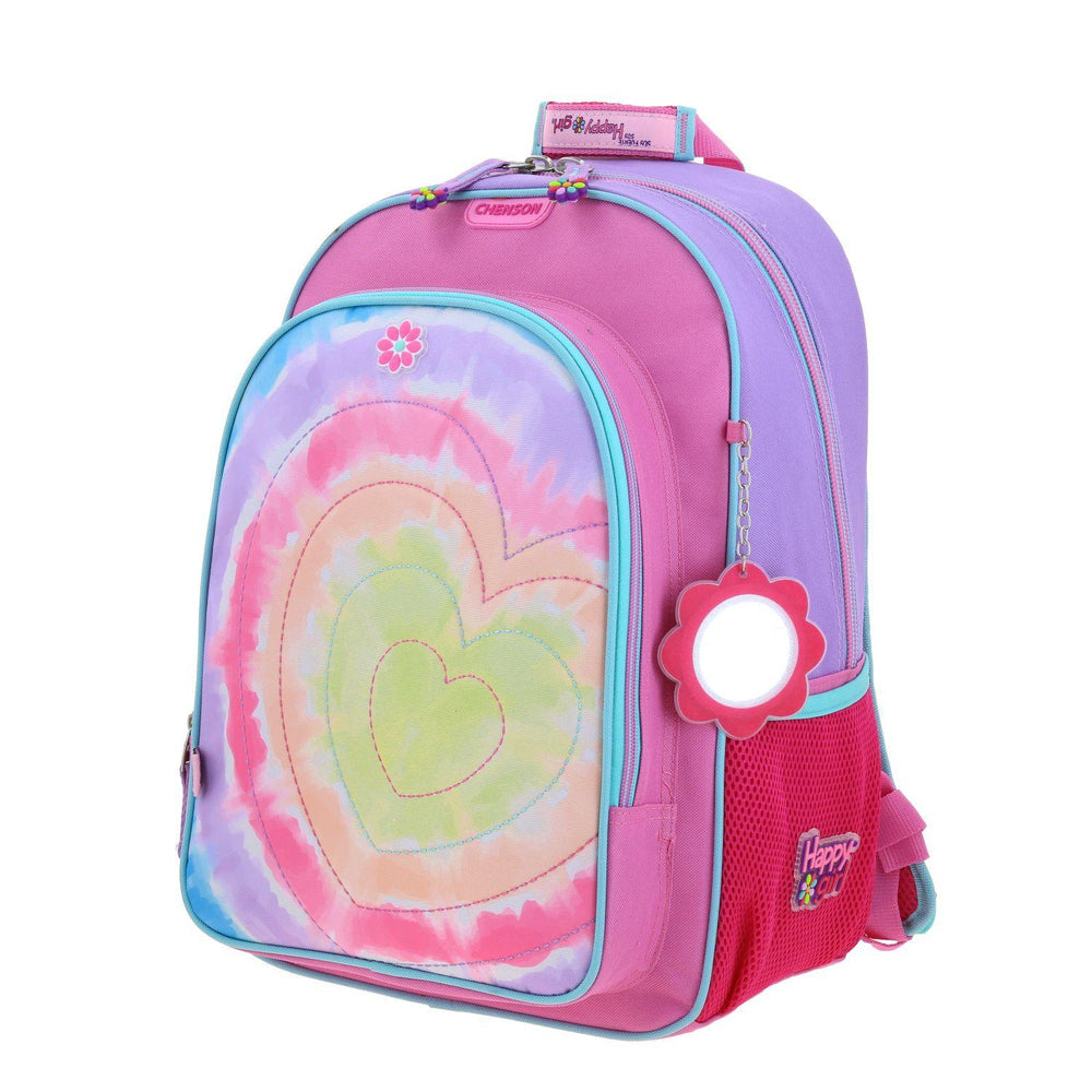 MOCHILA GRANDE CHENSON ROSA HAPPY GIRL LILI HG66213-P