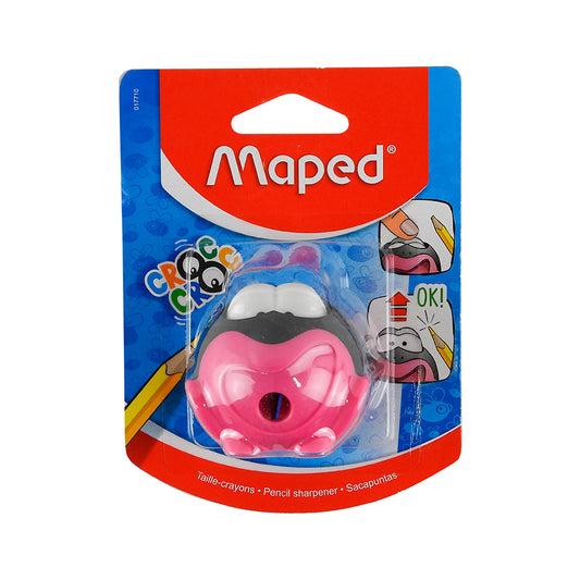 SACAPUNTAS MAPED CROC CROC RANITA 1 ORIFICIO CON DEPOSITO 1 PIEZA
